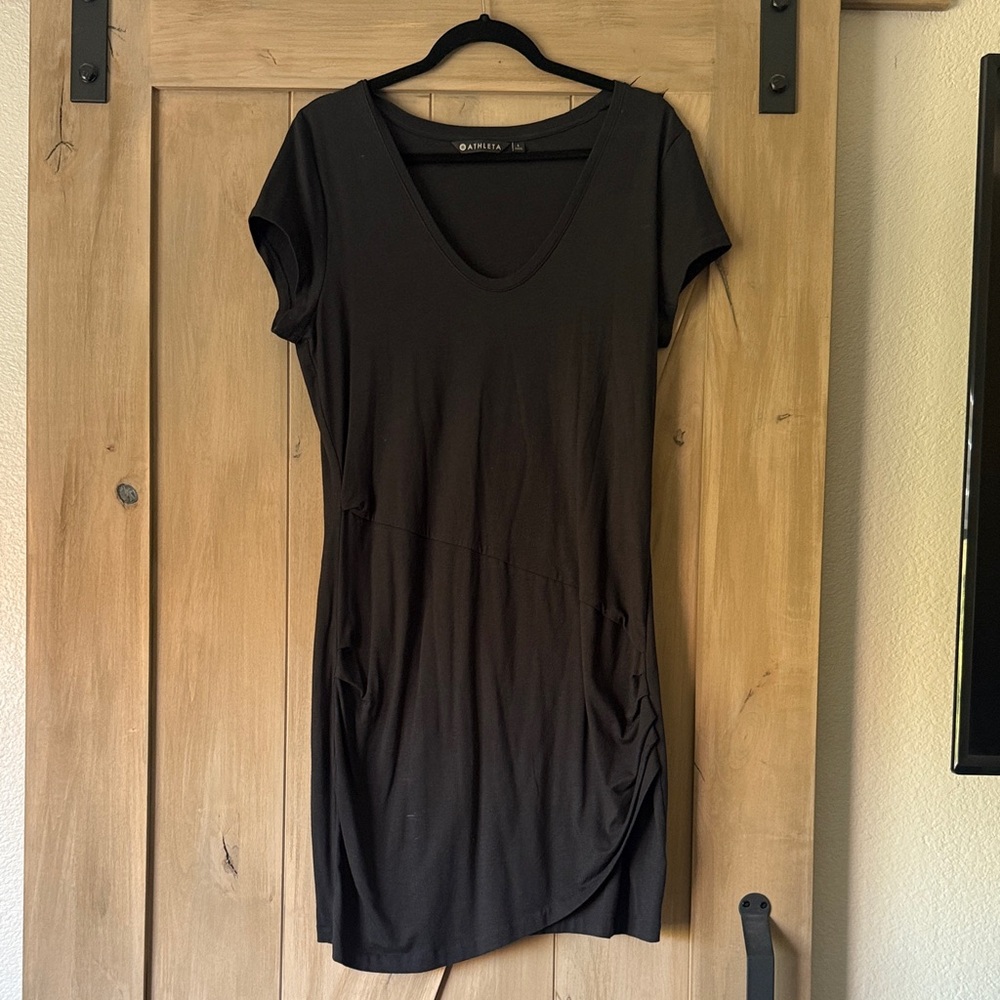 Athleta Black Midi Dress